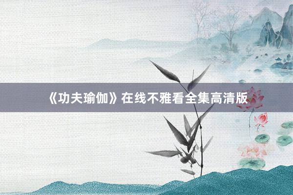 《功夫瑜伽》在线不雅看全集高清版